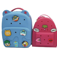 Tas Anak Ramah Lingkungan Ringan DIY Motif Kartun, Tas Selempang EVA Tahan Lama, Tas Sekolah Anak Anti Air