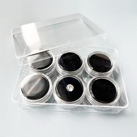 Vente en gros de présentoirs à bijoux en plastique pour pierres précieuses et diamants Vitrine de bijoux élégante pour collections de pierres et ventes en magasin
