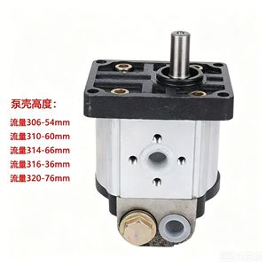 Pompe à engrenages à débit constant Xinrunda série 3, en acier inoxydable 304, à entraînement moteur rotatif, pour systèmes hydrauliques - Product Image 4