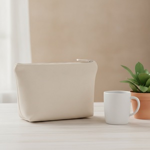 Estuche para Lápices de Lona, Base Plana Cuadrada, 22x8x7cm, 12oz, Sin Forro, con Cierre, Logotipo Personalizado Impreso, para Escuela u Oficina, Pedidos al por Mayor - Product Image 2