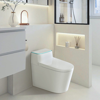 Siège chauffant Inodoros Toilette Inteligente Cuvette de toilette intelligente Toilette automatique électrique intelligente Aucune limite de pression d'eau