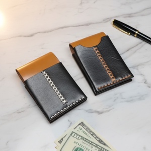 กระเป๋าสตางค์ผู้ชาย Boshiho รุ่นวินเทจแบบสามพับ ใส่บัตรเครดิตและเงินสด หนังแท้ ป้องกัน RFID หลายฟังก์ชั่น ไม่มีตัวล็อค 3 ช่อง - Product Image 6