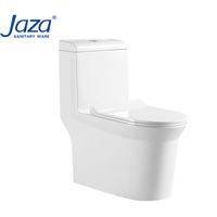 Offre Spéciale monté au sol à double chasse grand tuyau facile à nettoyer une pièce placard à eau cuvette de toilette en céramique S-trap toilette Wc commode