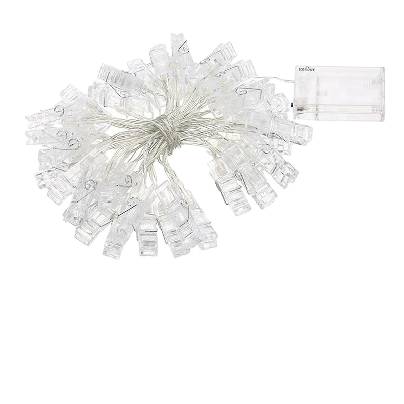Decoration Lights 40 LED Photo Clip String lights