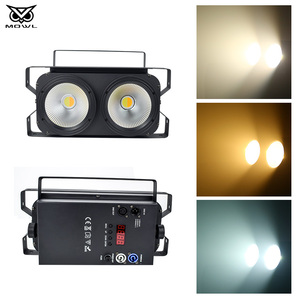 MOWL 2 Eyes 2x100W Version Spliceable DMX <span class=keywords><strong>Peaky</strong></span> Blinder Cob LED Projecteur de Scène pour DJ, <span class=keywords><strong>Bar</strong></span>, Club, Spectacle, Studio - Product Image 3