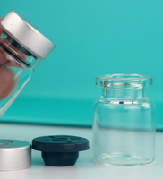 Emballages cosmétiques, flacons en verre, design à col serti, plusieurs options de capacité