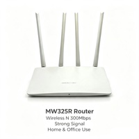Routeur sans fil 2,4 GHz 300 Mbps personnalisé OEM ODM avec 4 ports RJ45 MW325R et logo personnalisé