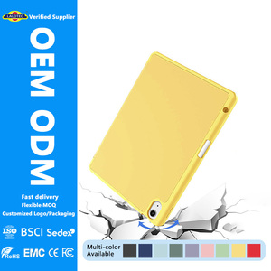 Custodia Folio Tri-fold in TPU con Funzione Auto Wake/Sleep e Slot per Penna per <span class=keywords><strong>iPad</strong></span> Air 4/5, Air 11" e Pro 11" - Personalizzazione Logo - Vendita all'Ingrosso - Product Image 1