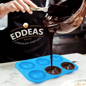 แม่พิมพ์ซิลิโคนทรงโดม<span class=keywords><strong>6</strong></span>หลุมทรงครึ่งวงกลมสำหรับทำขนมอบช็อคโกแลต/โกโก้ระเบิดเยลลี่คัพเค้กพุดดิ้งถุงบรรจุภัณฑ์ - Product Image 2