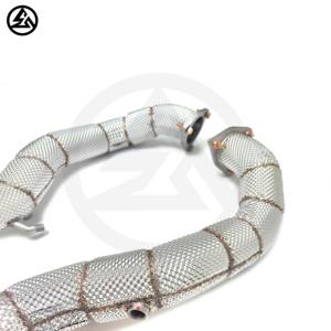 Tubería de Escape de Competición CSZ ODM para <span class=keywords><strong>Porsche</strong></span> 718 <span class=keywords><strong>Cayman</strong></span> GT4 RS 4.0L con Protector Térmico, Venta al por Mayor de Fábrica - Product Image 3