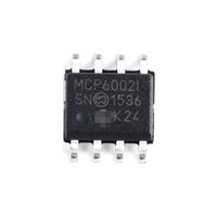 MCP6002T-I/SN Amplifier Standar Asli (Tujuan Umum) 2 Sirkuit Rail-to-Rail 8-SOIC MCP6002-I/SN