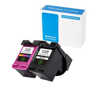 墨盒67XL 67 XL黑色再制造喷墨墨盒HP67XL HP67 <span class=keywords><strong>HP</strong></span> Deskjet <span class=keywords><strong>1200</strong></span> 2700打印机 - Product Image 1