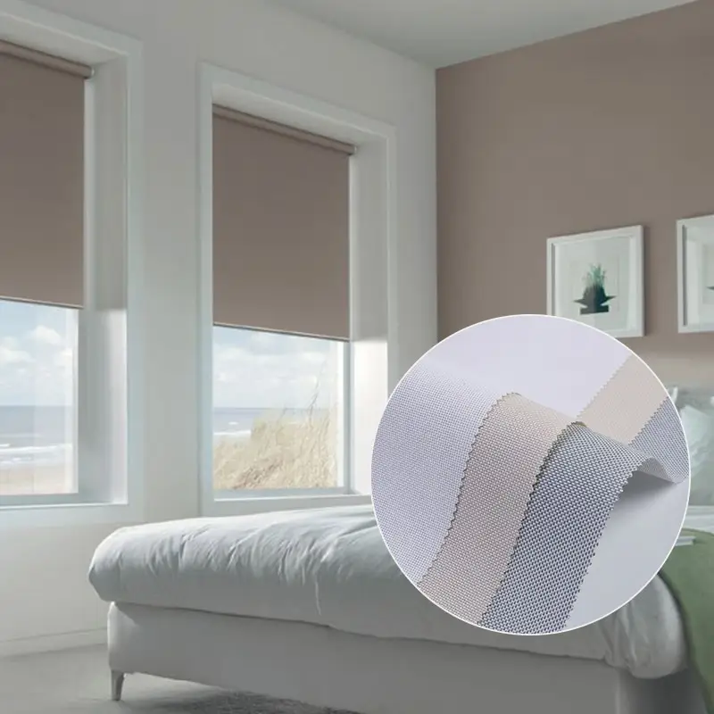 Prix de gros pare-soleil pour fenêtres pare-soleil à rouleau avec tissu écran solaire stores occultants solaires tissu à rouleau fournisseur exclusif