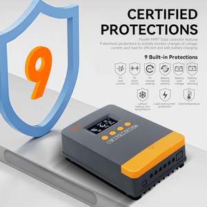 स्टॉक 25a 35 ए 45a सौर चार्ज नियंत्रक 12 वी/24 वी ऑटो एमपीपी सौर बैटरी चार्जर नियंत्रक - Product Image 3