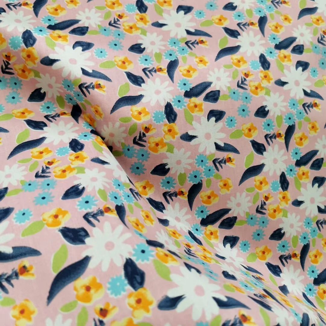 Горячая Распродажа дизайнерская хлопковая ткань с принтом на заказ