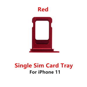 Bandeja <span class=keywords><strong>SIM</strong></span> para iPhone 11 Single / Dual Metal Plastic <span class=keywords><strong>Nano</strong></span> <span class=keywords><strong>Sim</strong></span> Card Tray Slot Holder Piezas de repuesto - Product Image 4
