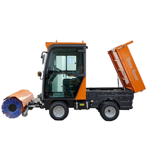 جرار كهربائي كبير السعة رباعي الدفع لإزالة الثلوج من الشوارع مع مكنسة كهربائية - Product Image 2