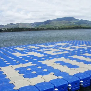 Grosir Harga Dermaga Mengambang Industri Plastik untuk Mengambang Pontoon Floating Jetty Platform