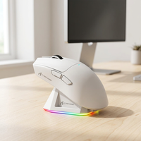 Ratón Inalámbrico para Juegos Attack Shark X11 63g Tri-Mode, PAW3311 22K DPI, Base Magnética de 1000Hz, 65 Horas de Duración, RGB, Accesorios para PC
