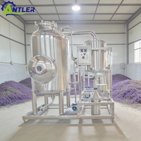 Équipement de distillation d'huile essentielle d'encens à haute productivité avec chauffage à la vapeur, capacité 2000L-5000L