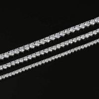 DS Jewelry Meilleure Vente Pas Cher Hip-Hop Hommes Moissanite Diamant Tennis Collier Chaîne