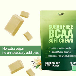 Compléments alimentaires personnalisés par le fabricant pour améliorer les performances sportives, sans sucre, BCAA sous forme de softchews pour la croissance musculaire - Product Image 6