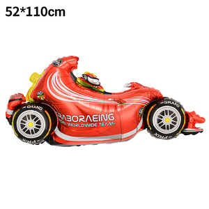 Ballons ronds en aluminium à carreaux noirs et blancs de 18 <span class=keywords><strong>pouces</strong></span>, thème course, pour la décoration de voitures de <span class=keywords><strong>rallye</strong></span> de Formule, casques, <span class=keywords><strong>pneus</strong></span> et barricades - Product Image 2