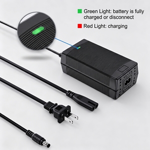 Chargeur de batterie intelligent 36V XLR 3 broches 42V 2A pour batterie Phylion pour vélo électrique/Gitane/<span class=keywords><strong>La</strong></span> Poste-E-Cargo Prise EU/US Certifié CE/FCC - Product Image 4