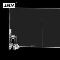 Séparateur d'étagère en PET transparent pour la vente en gros, organisateur de produits pour supermarchés et présentoirs de magasin
