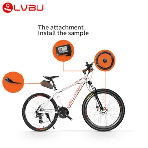 קידום מכירות חשמלי גלגל קדמי אופני המרה עם 20 אינץ גלגל קדמי רכזת מנוע 350 ואט ערכת המרת אופניים חשמליים