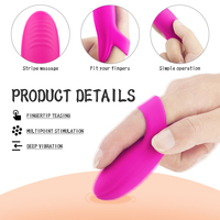 Doigt Vibrateurs Clitoris G Spot Stimulateur Érotique Adulte Produit Lesbien Sex Toys pour Femme Masturber