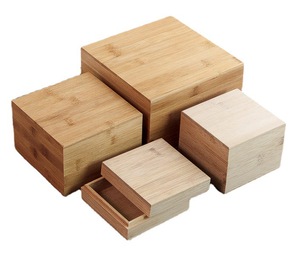 custom logo high grade bamboo packaging boxes bamboo watch gift box