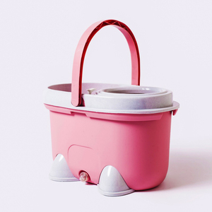 Miễn Phí Rửa Tay Hot Bán Ma Thuật Vòng Lau Với Cống Xô 360 Độ Xoay Cửa Hàng Màu Hồng Quay Lau Cho Sàn Làm Sạch - Product Image 2