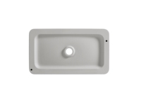 Lavabo Rettangolare Moderno in Porcellana da Appoggio con Superficie Liscia Facile da Pulire per Bagni di Hotel, Ville e Appartamenti