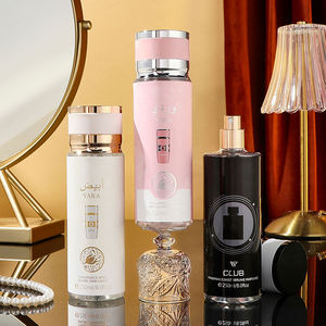 Wholesale Private Label YARA CLUB Series Arabic Style 250ml Luxury Gold <b>Pink</b> Brume Parfumee Body Splash Mist <b>Spray</b> Women Perfume - Product Image 2
