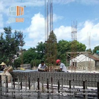 Lattes à nervures élargies 19B137, coffrage à nervures rapides en acier léger pour la construction, treillis à nervures pour plafond en plâtre