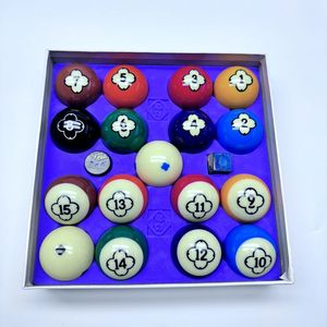 Bola <span class=keywords><strong>de</strong></span> <span class=keywords><strong>Billar</strong></span> Original <span class=keywords><strong>de</strong></span> la Marca Yalekang, 16A, 57.2mm, Diseño <span class=keywords><strong>de</strong></span> Flor <span class=keywords><strong>de</strong></span> Ciruelo, Cristal, Bola <span class=keywords><strong>de</strong></span> <span class=keywords><strong>Billar</strong></span> Número 8 - Product Image 6