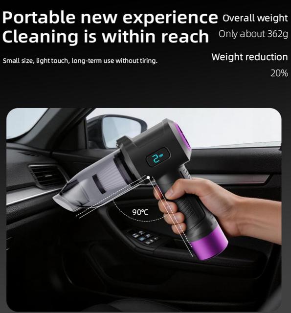 Bulk Order KH-178 Car Vacuum Cleaner Portable Handheld Vacuum with Window Breaker Home Appliances for Camping Car