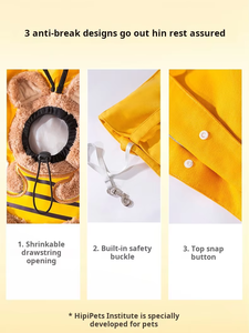 Borsa Trasportino per Animali Domestici in Tela Bumblebee, <span class=keywords><strong>Marsupio</strong></span> a Tracolla per Gatti/Cani con Design a Testa Fuori, Borsa a Spalla Portatile per Viaggi - Product Image 4