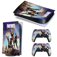 Autocollant 3d en vinyle PVC pour manette PS5, personnalisé, peau en vinyle, accessoire pour Console et contrôleur PS5