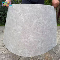 RCL Faux Gris Ardoise Extérieur Mcm Décor Revêtement Intérieur Carrelage Mural en Argile Panneaux Muraux Souples et Flexibles Placage de Pierre Flexible
