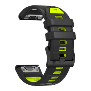 <span class=keywords><strong>Correa</strong></span> de Repuesto Deportiva de 26 mm y 22 mm para <span class=keywords><strong>Garmin</strong></span> <span class=keywords><strong>Fenix</strong></span> 8 de 51 mm y 47 mm, 7X/6X Pro/5X Plus, <span class=keywords><strong>Correa</strong></span> de Reloj de Silicona de Dos Colores - Product Image 6