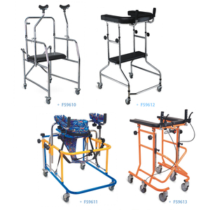 オリエントメッド 移動補助具 軽量 四輪 折りたたみ式 アルミ製歩行器 高さ調節可能なハンドルとシート付き CE認証済み - Product Image 4
