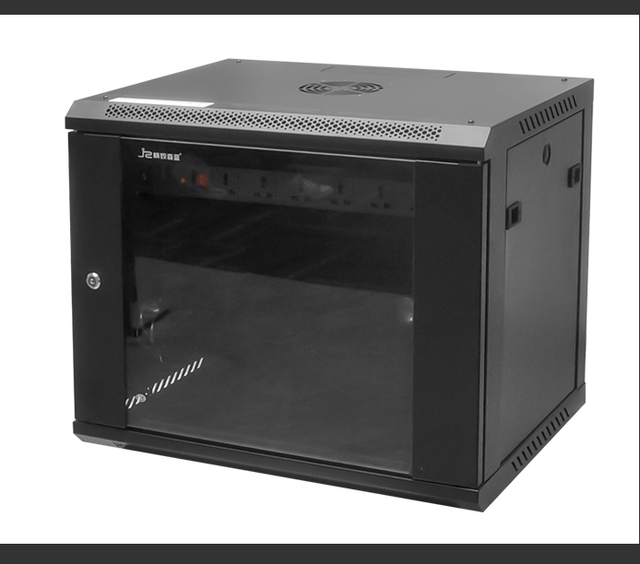 15UDeluxe Wall-Mounted Network Cabinet, 19-inch Server Rack