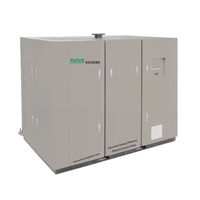 Compresseur d'air à vis lubrifié Never Go Flat ultra silencieux à 2 étages, réservoir de 50/80 gallons, 70/90 CFM, 5000 PSI, avec moteur 220V