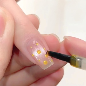 Kit de Top Coat Sans Essuyage Effet Goutte d'Eau Transparent Gel à Ongles Effet Cristal 3D pour Manucure Professionnelle - Product Image 5