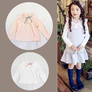 Tops d'été pour jeunes filles, dernier modèle, couleur unie, col double, fantaisie, achat en ligne - Product Image 3