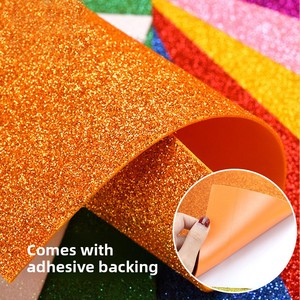 Papel Esponja Brillante con Relieve Adhesivo A4 al por Mayor para Manualidades Infantiles, Suministros de Arte Navideño Multicolor - Product Image 2