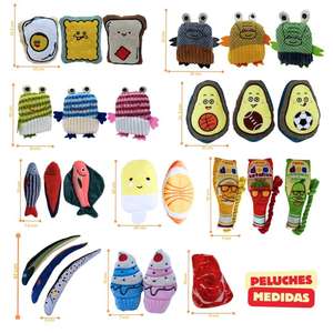 Juguetes de Peluche para Perros Yommy, Colores Surtidos, Juguetes Duraderos para Mascotas - Product Image 1