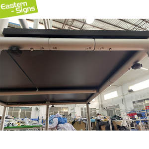 Pieghevole in tessuto elasticizzato con tubo <span class=keywords><strong>di</strong></span> alluminio stampa fiera evento promozionale rapido costruire riutilizzabile scaffale espositore - Product Image 6